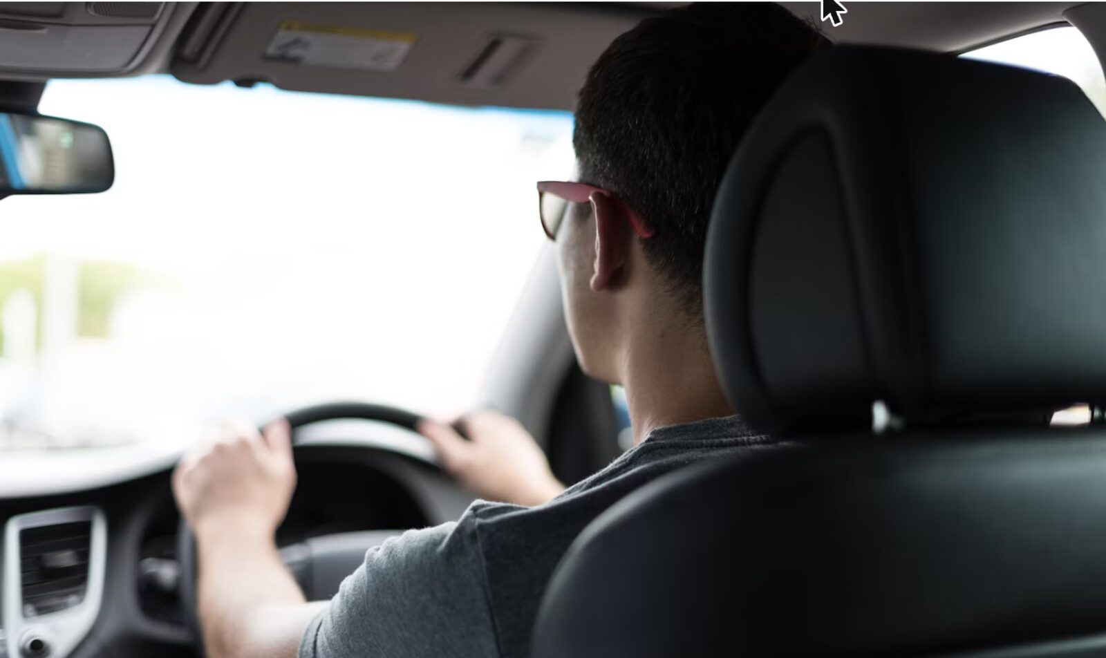 Learner driver practising with TSK Driving School in Timperley