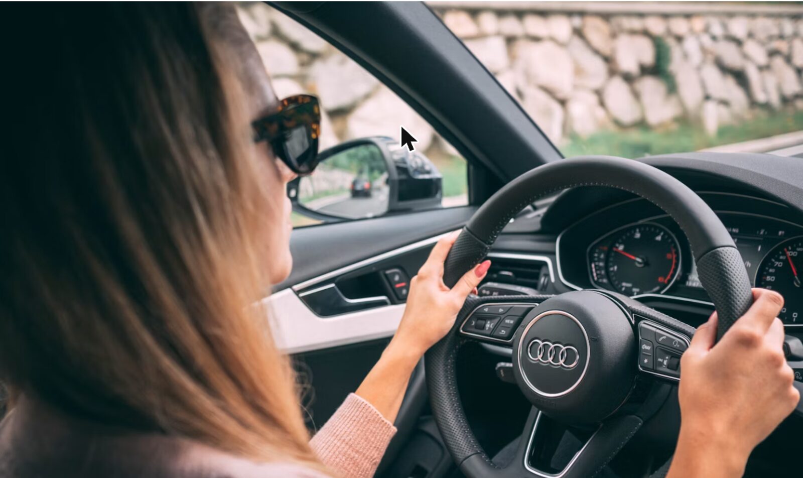 Student driving lesson in South Manchester